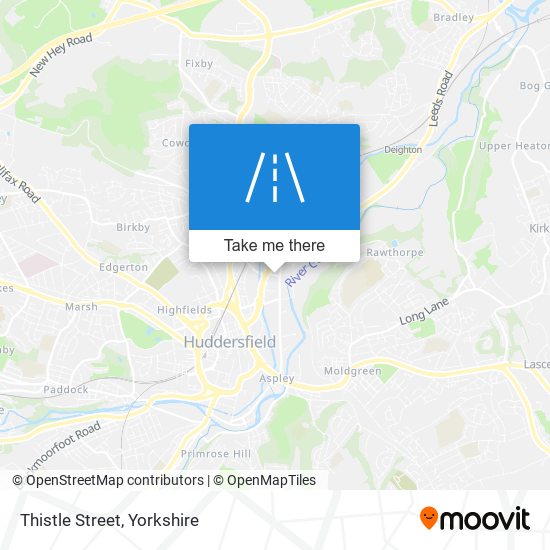 Thistle Street map