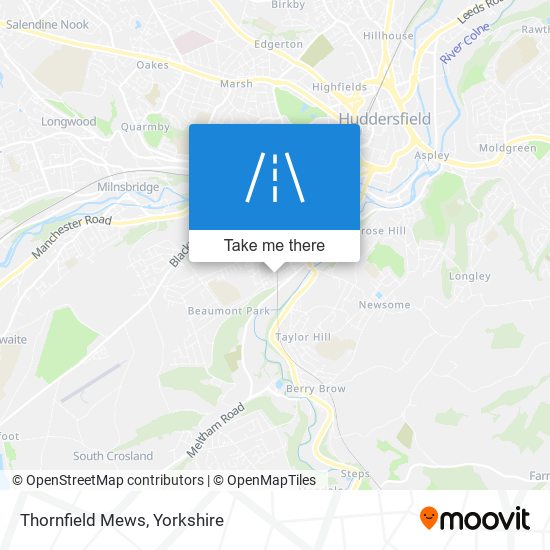 Thornfield Mews map