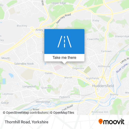 Thornhill Road map