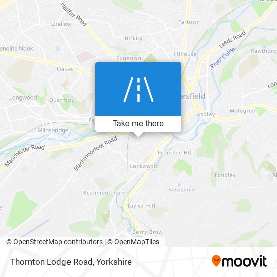 Thornton Lodge Road map