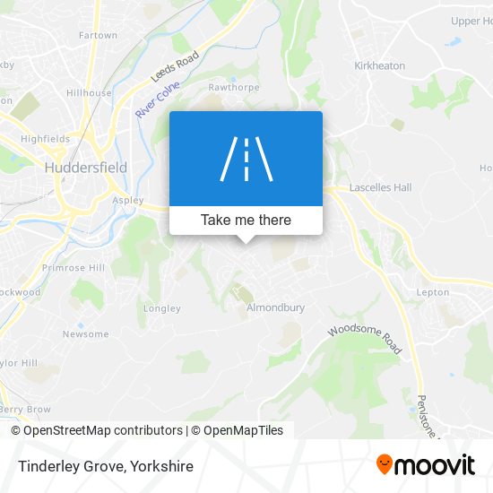 Tinderley Grove map