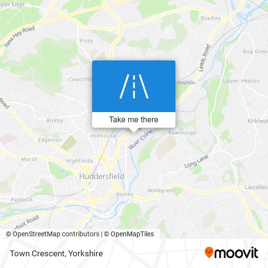 Town Crescent map