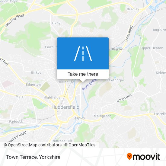 Town Terrace map
