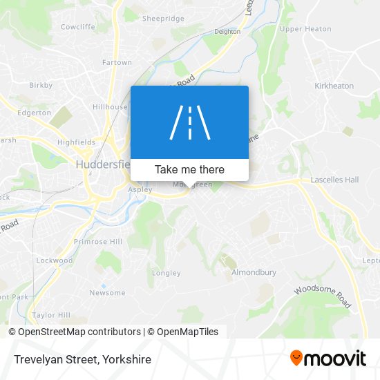 Trevelyan Street map