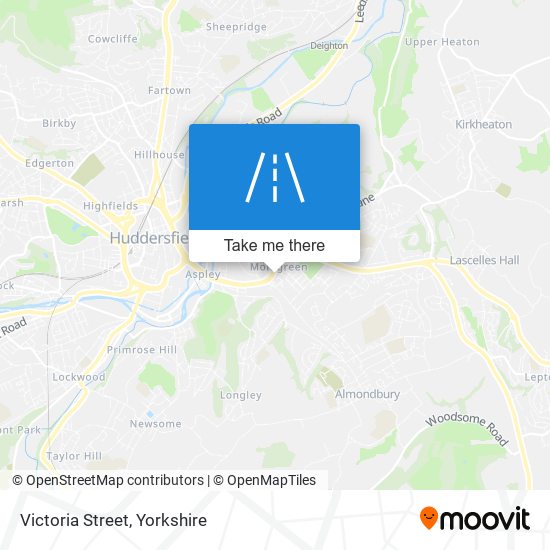 Victoria Street map