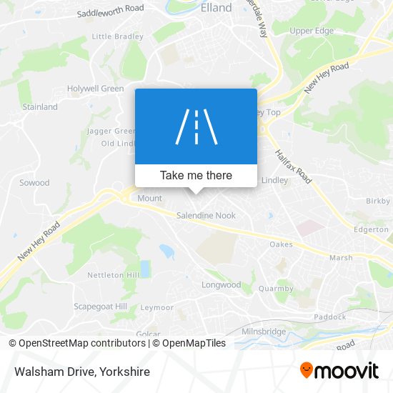 Walsham Drive map