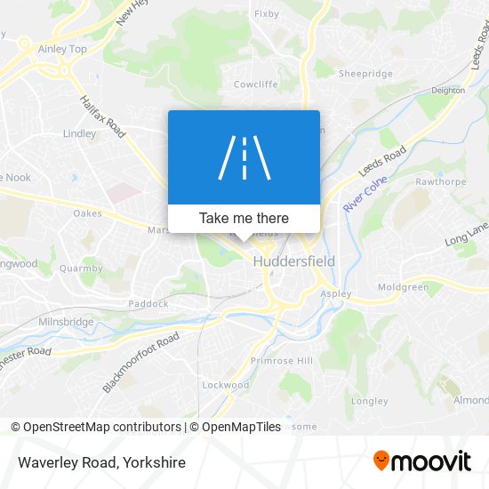 Waverley Road map