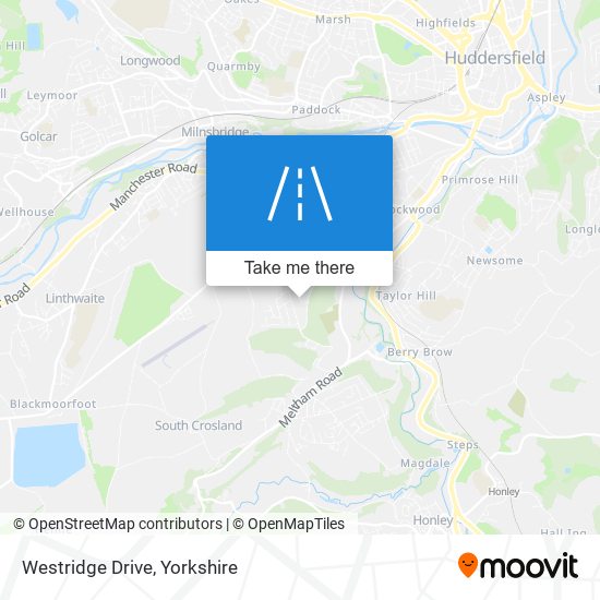 Westridge Drive map