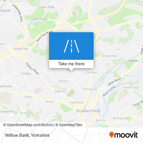Willow Bank map