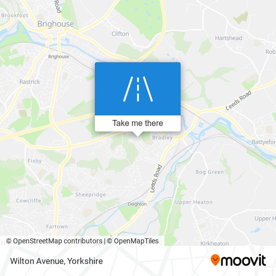 Wilton Avenue map