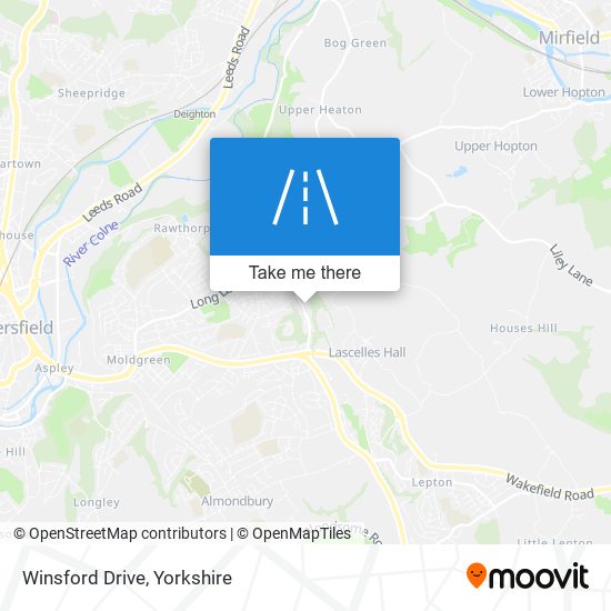 Winsford Drive map