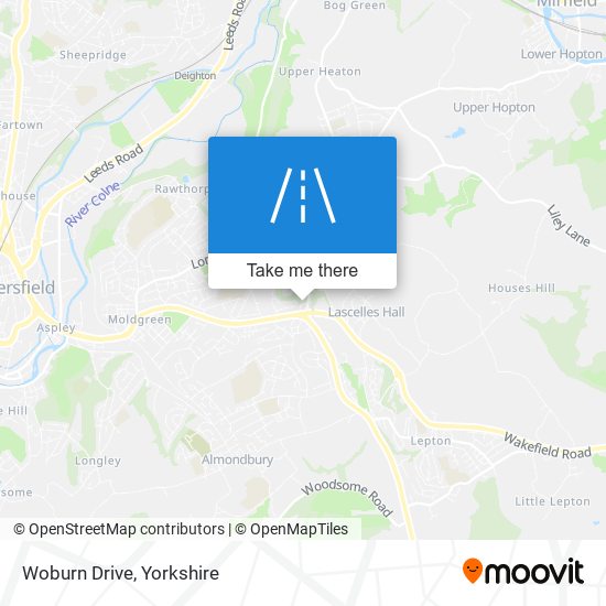 Woburn Drive map