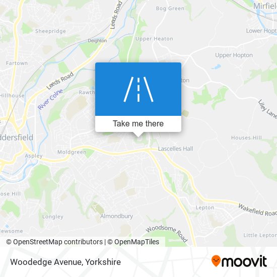 Woodedge Avenue map