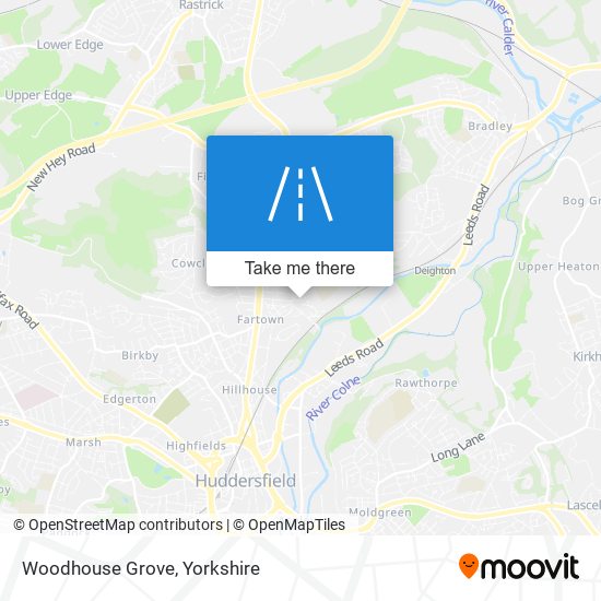 Woodhouse Grove map