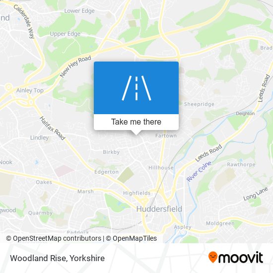 Woodland Rise map