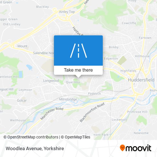 Woodlea  Avenue map