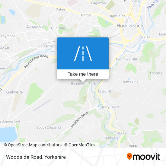 Woodside Road map