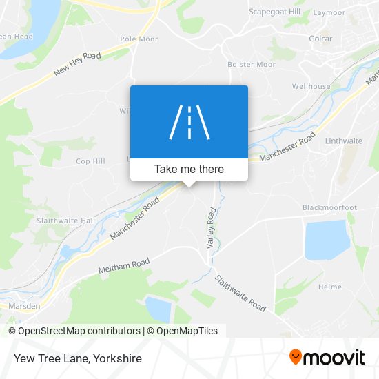 Yew Tree Lane map