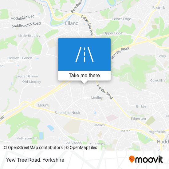 Yew Tree Road map