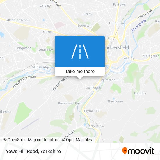 Yews Hill Road map