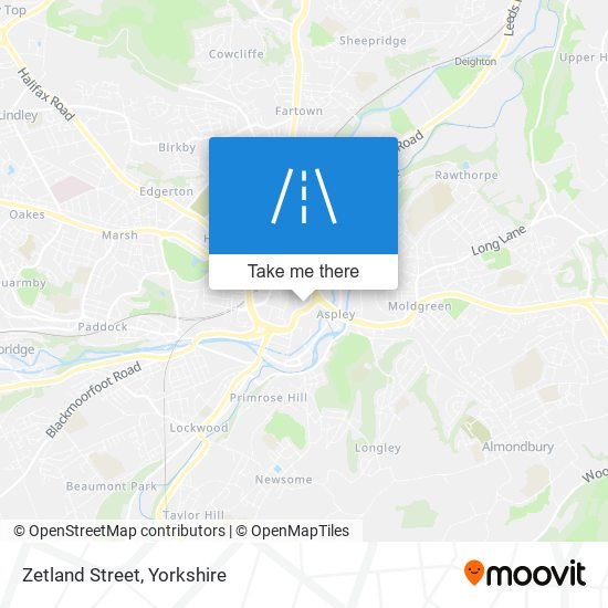 Zetland Street map