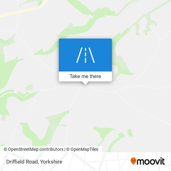 Driffield Road map