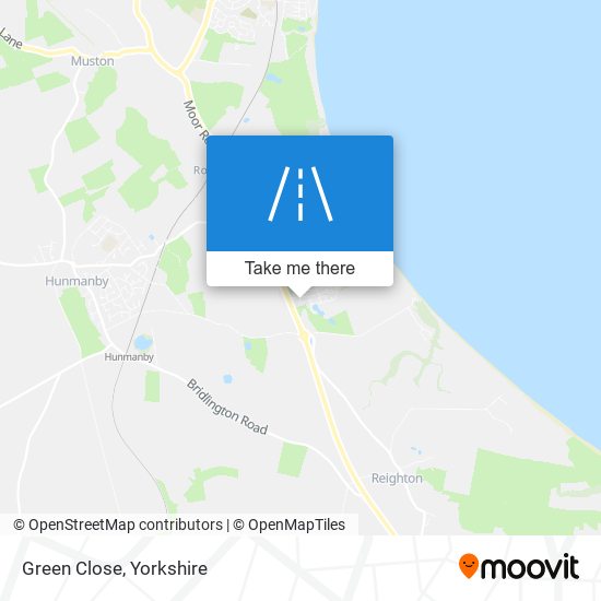 Green Close map