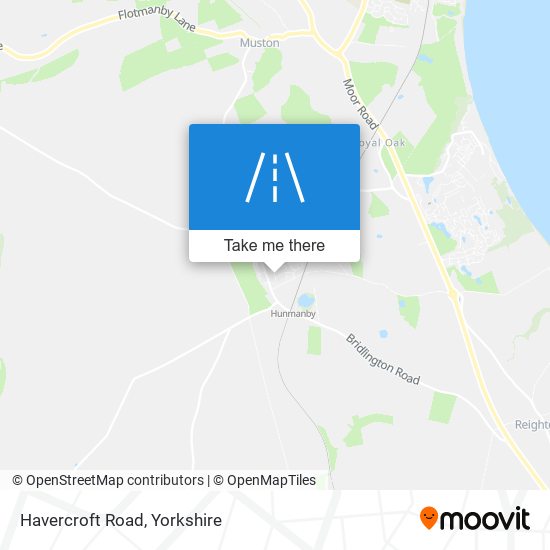 Havercroft Road map
