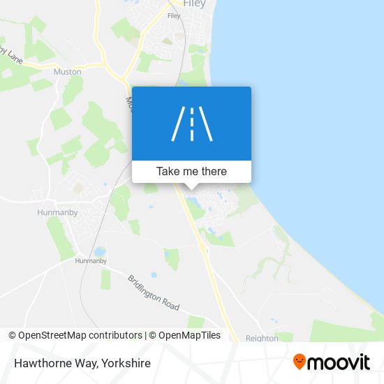 Hawthorne Way map