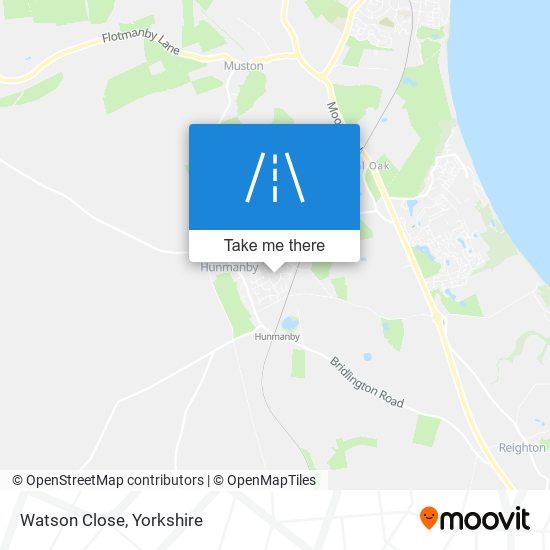 Watson Close map