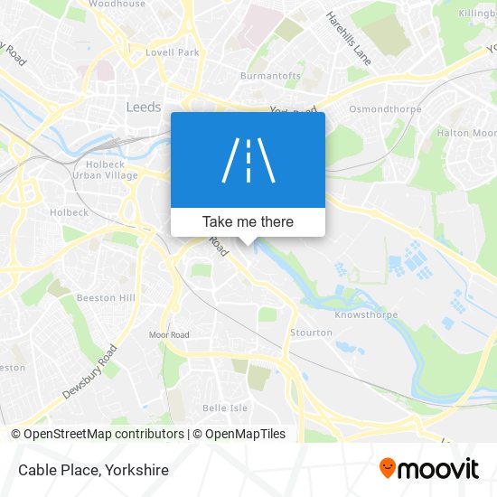 Cable Place map