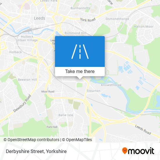 Derbyshire Street map