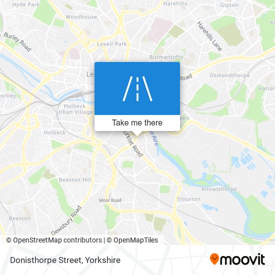 Donisthorpe Street map