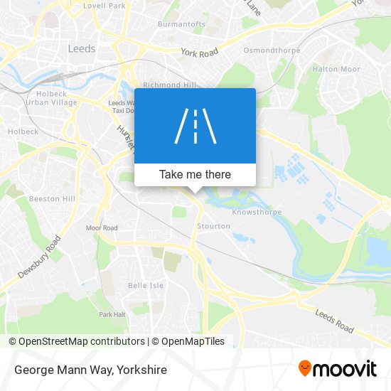 George Mann Way map