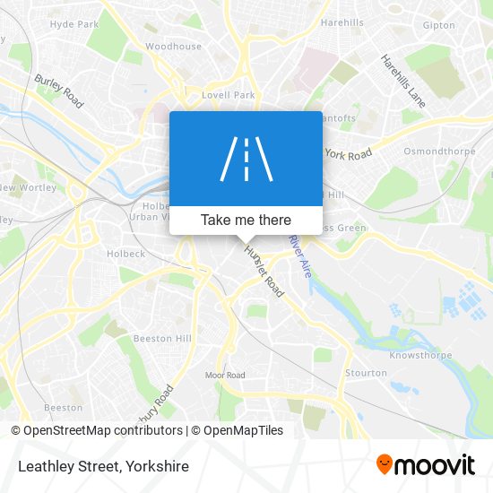 Leathley Street map