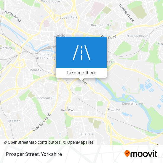 Prosper Street map