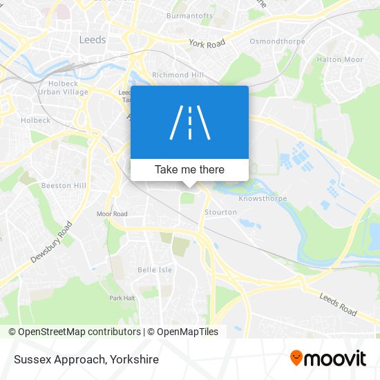 Sussex Approach map
