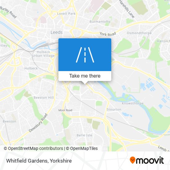 Whitfield Gardens map