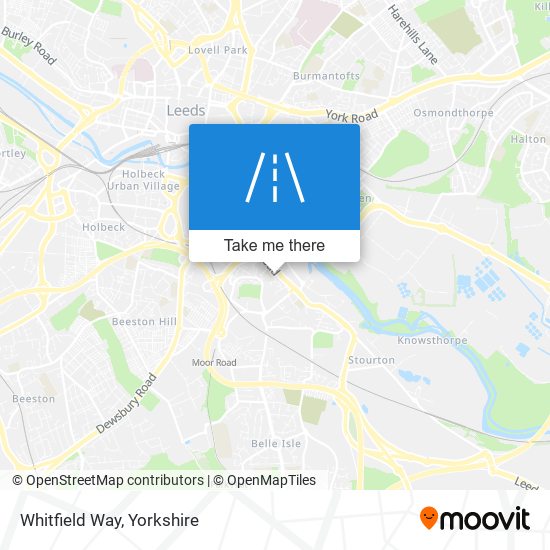 Whitfield Way map