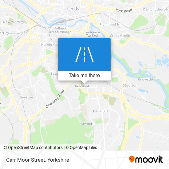 Carr Moor Street map
