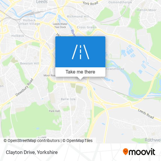 Clayton Drive map