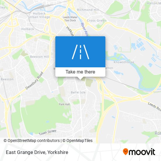 East Grange Drive map