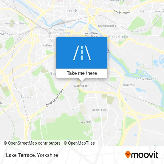 Lake Terrace map