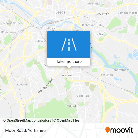 Moor Road map