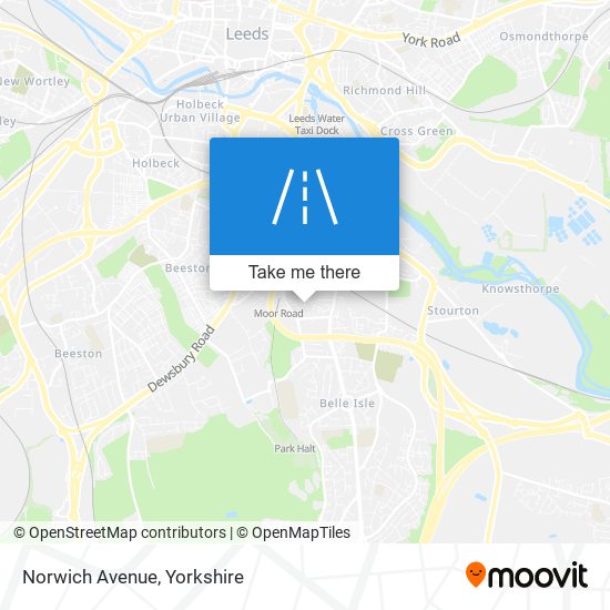 Norwich Avenue map