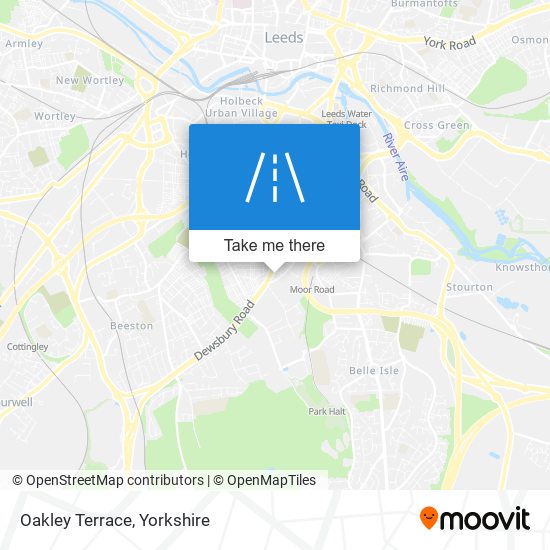 Oakley Terrace map