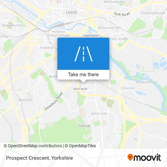 Prospect Crescent map