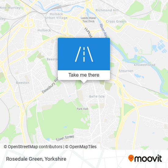 Rosedale Green map