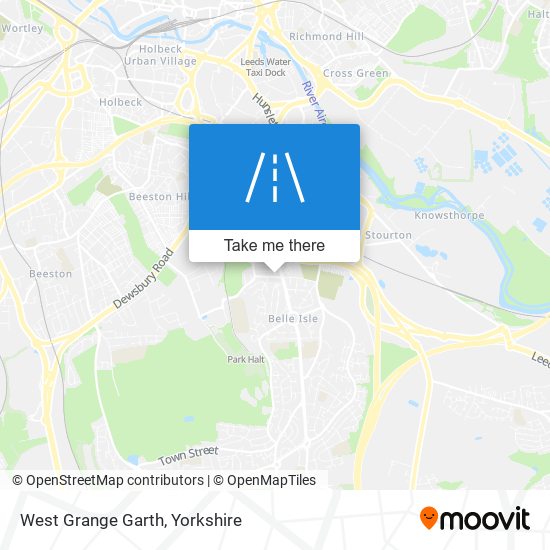 West Grange Garth map