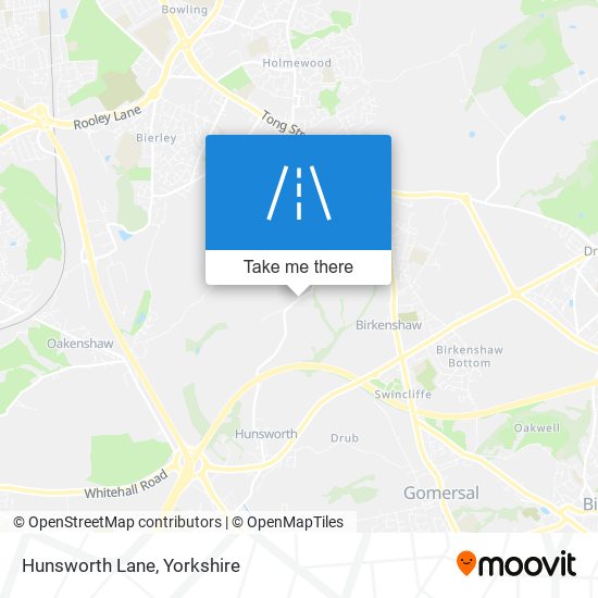 Hunsworth Lane map